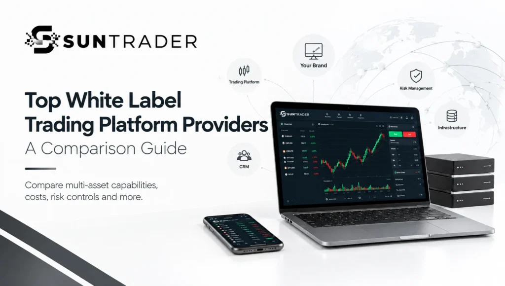 Top white label trading platform providers with SunTrader trading dashboard